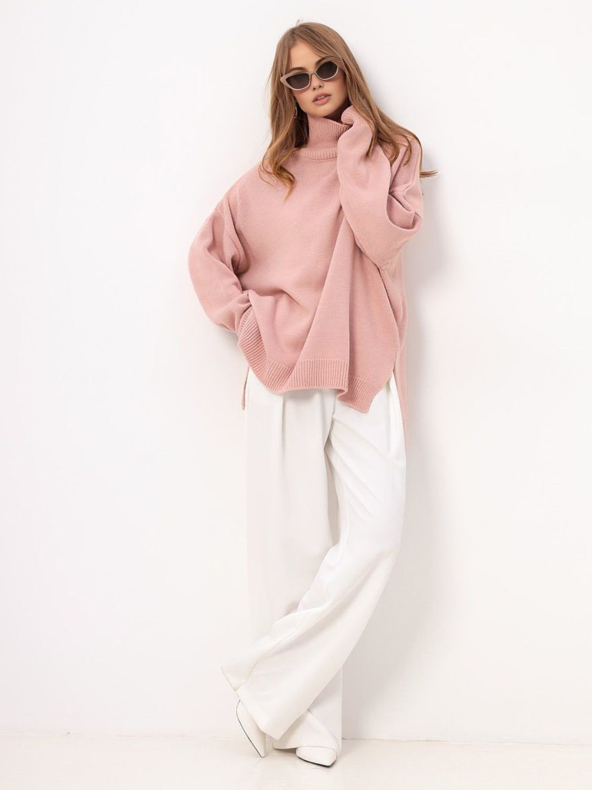 Van Meren Mode | Oversized Trui met Split