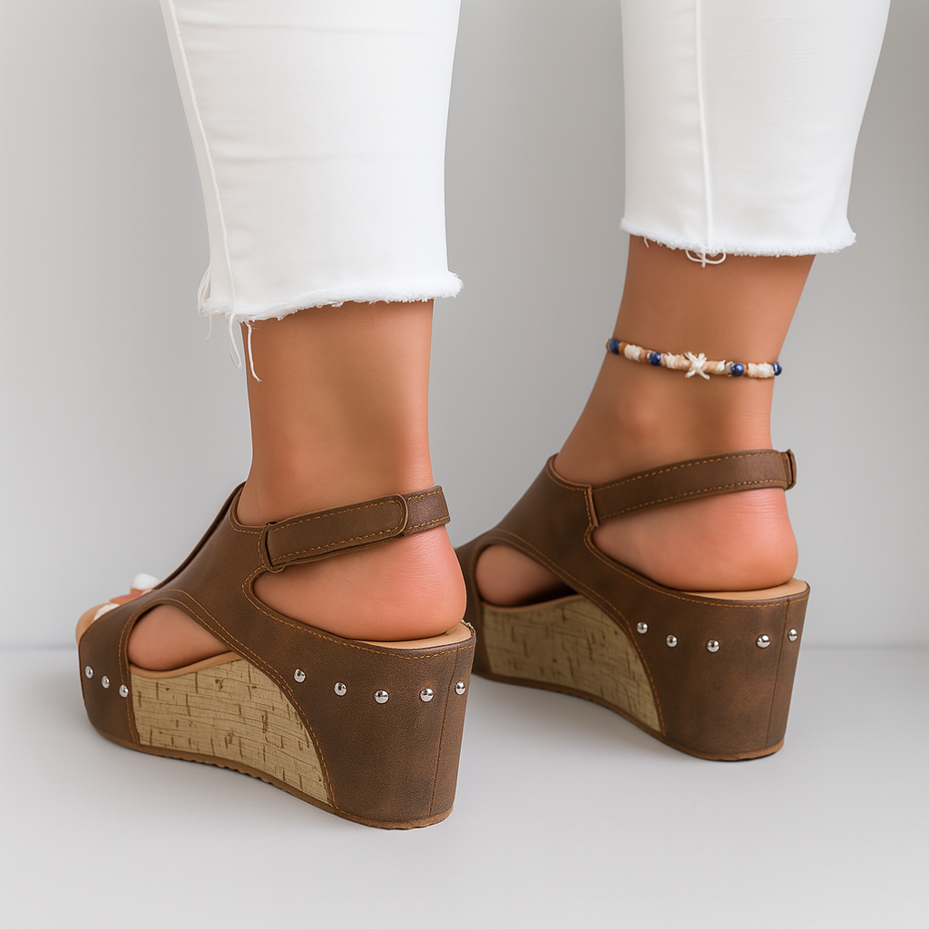Vicky | Wedge Sandals