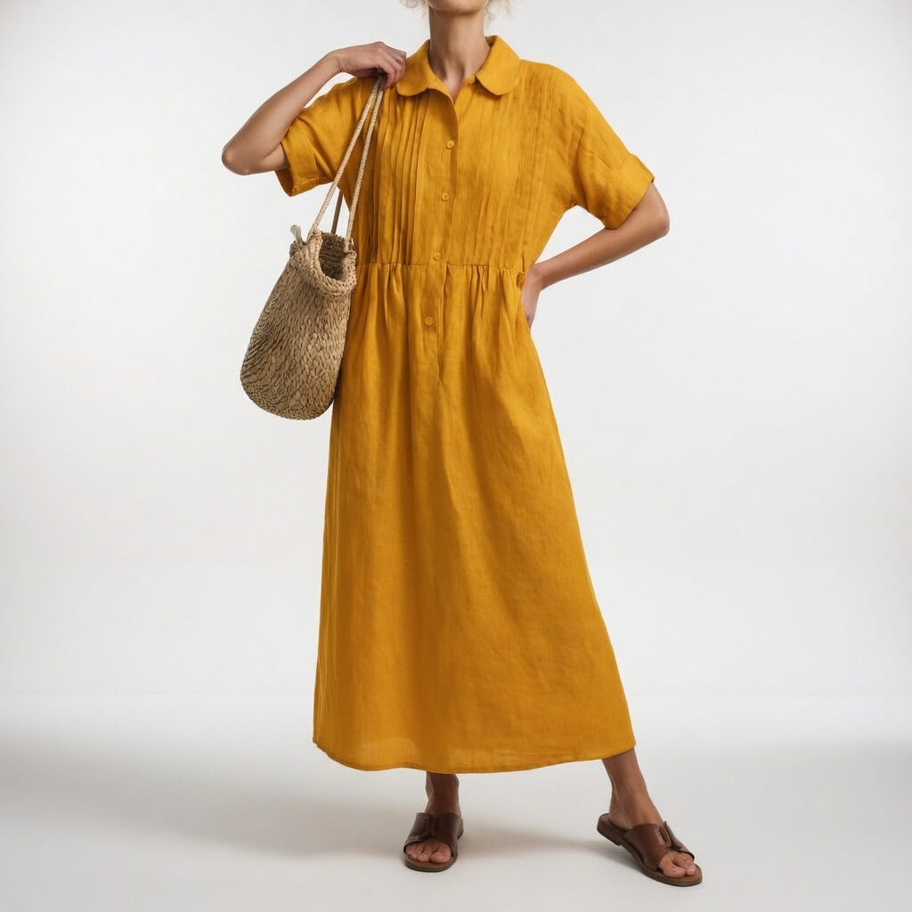 Lysandra - Flowing Shirt Dress