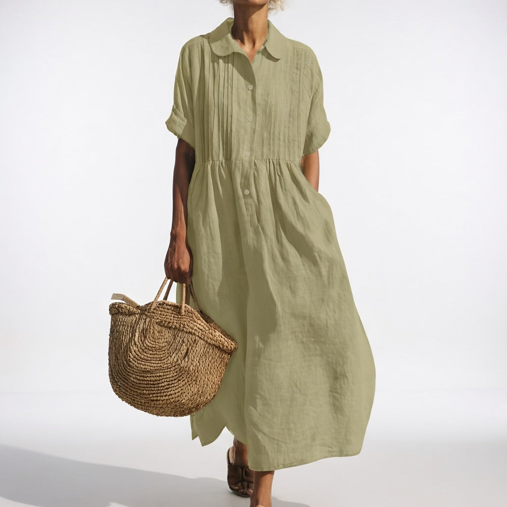 Lysandra - Flowing Shirt Dress