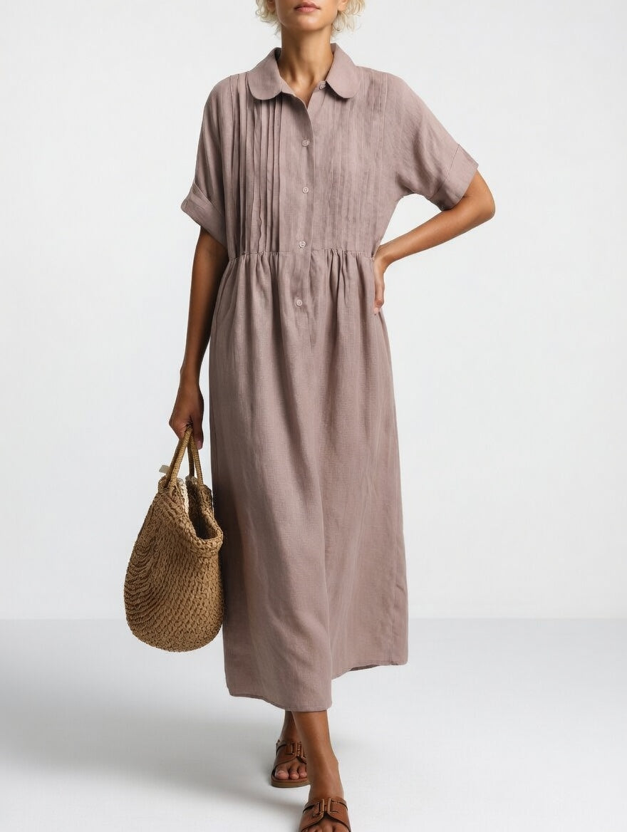 Lysandra - Flowing Shirt Dress