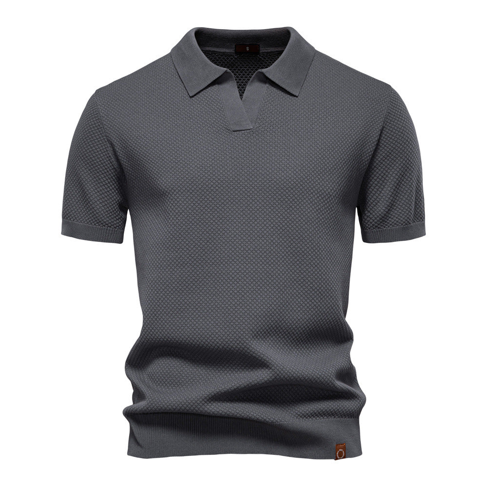 Van Meren Mode | Elegante polo met korte mouwen