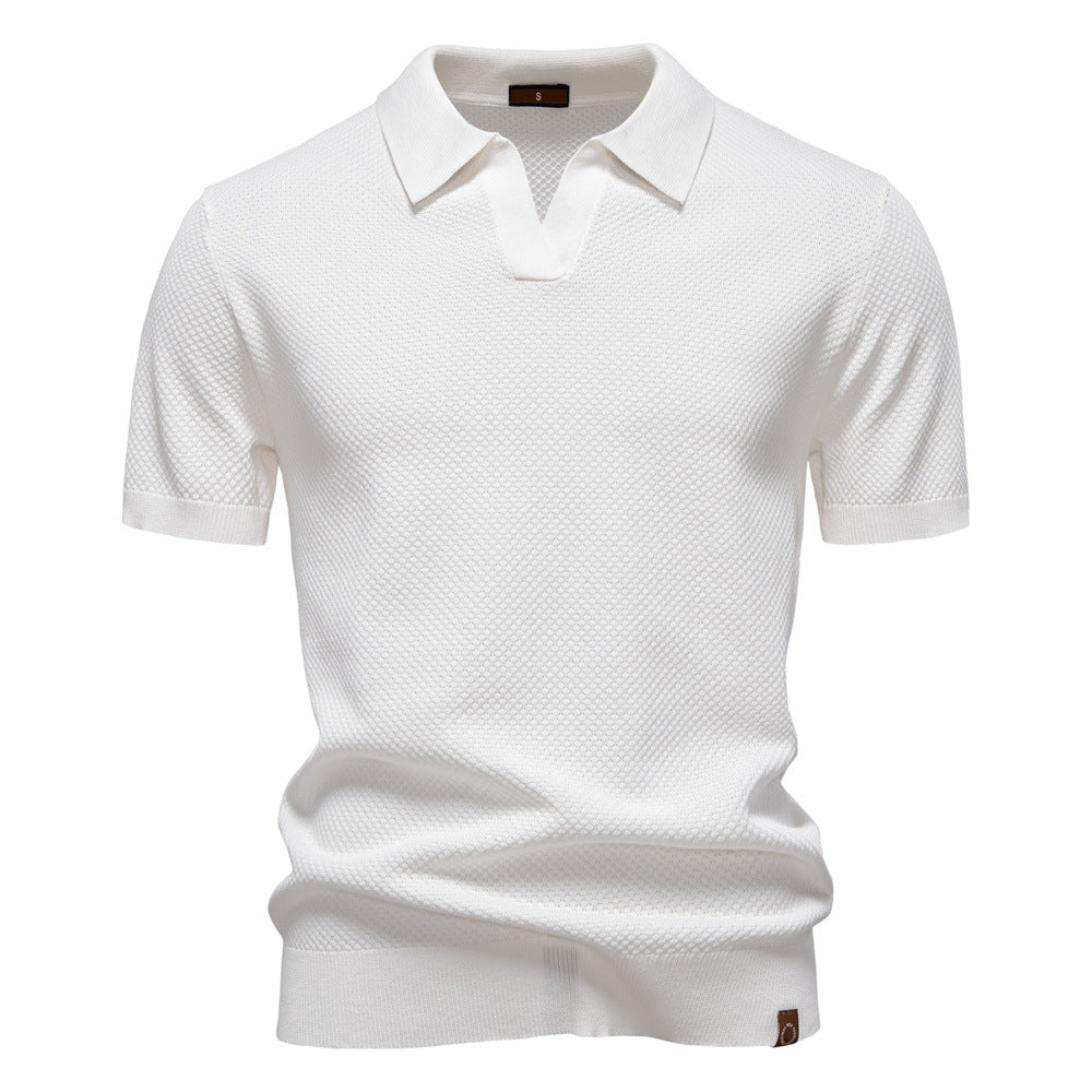 Van Meren Mode | Elegante polo met korte mouwen