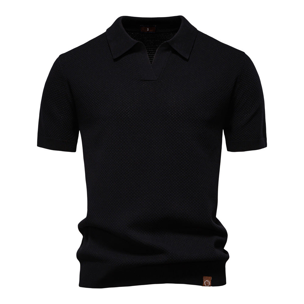 Van Meren Mode | Elegante polo met korte mouwen