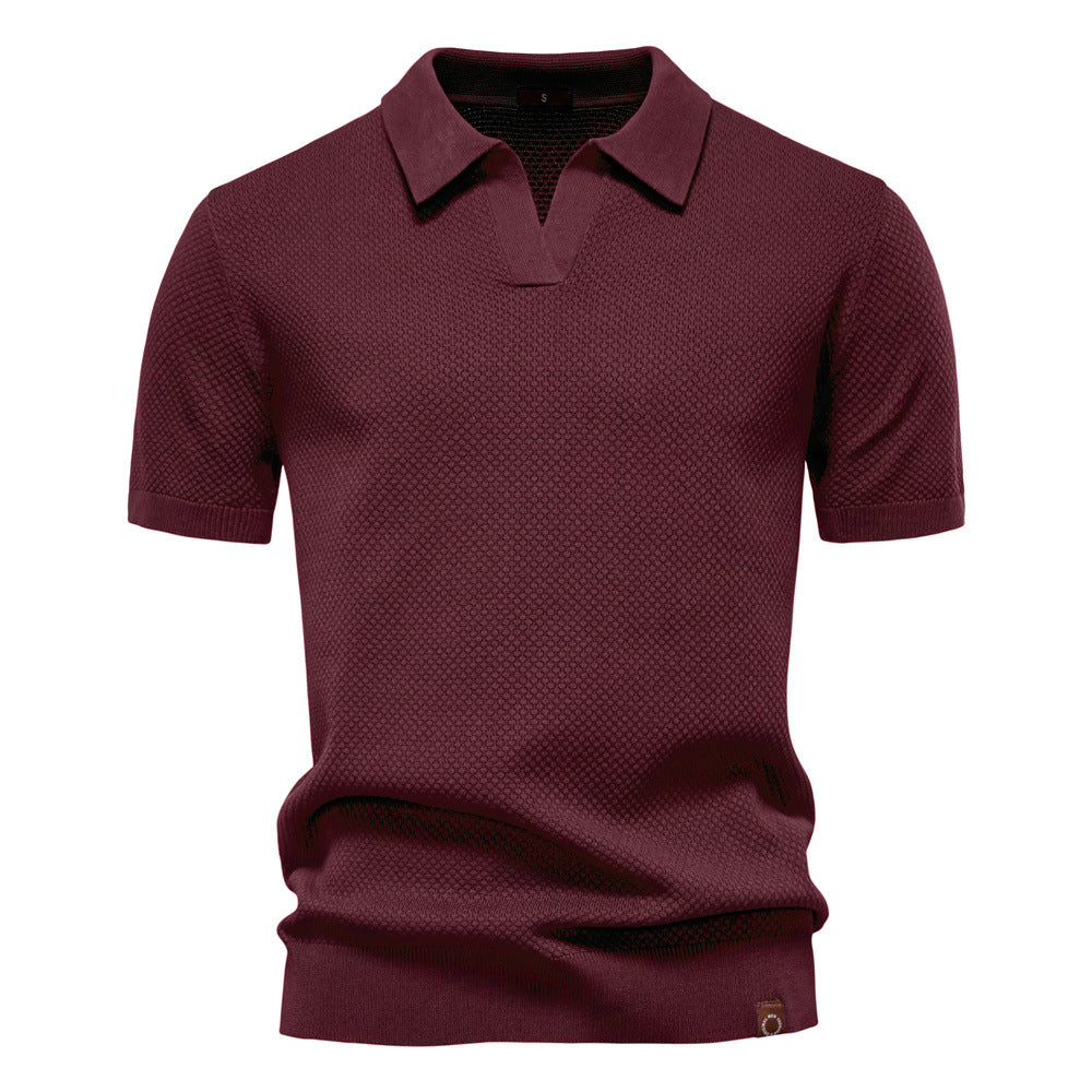 Van Meren Mode | Elegante polo met korte mouwen