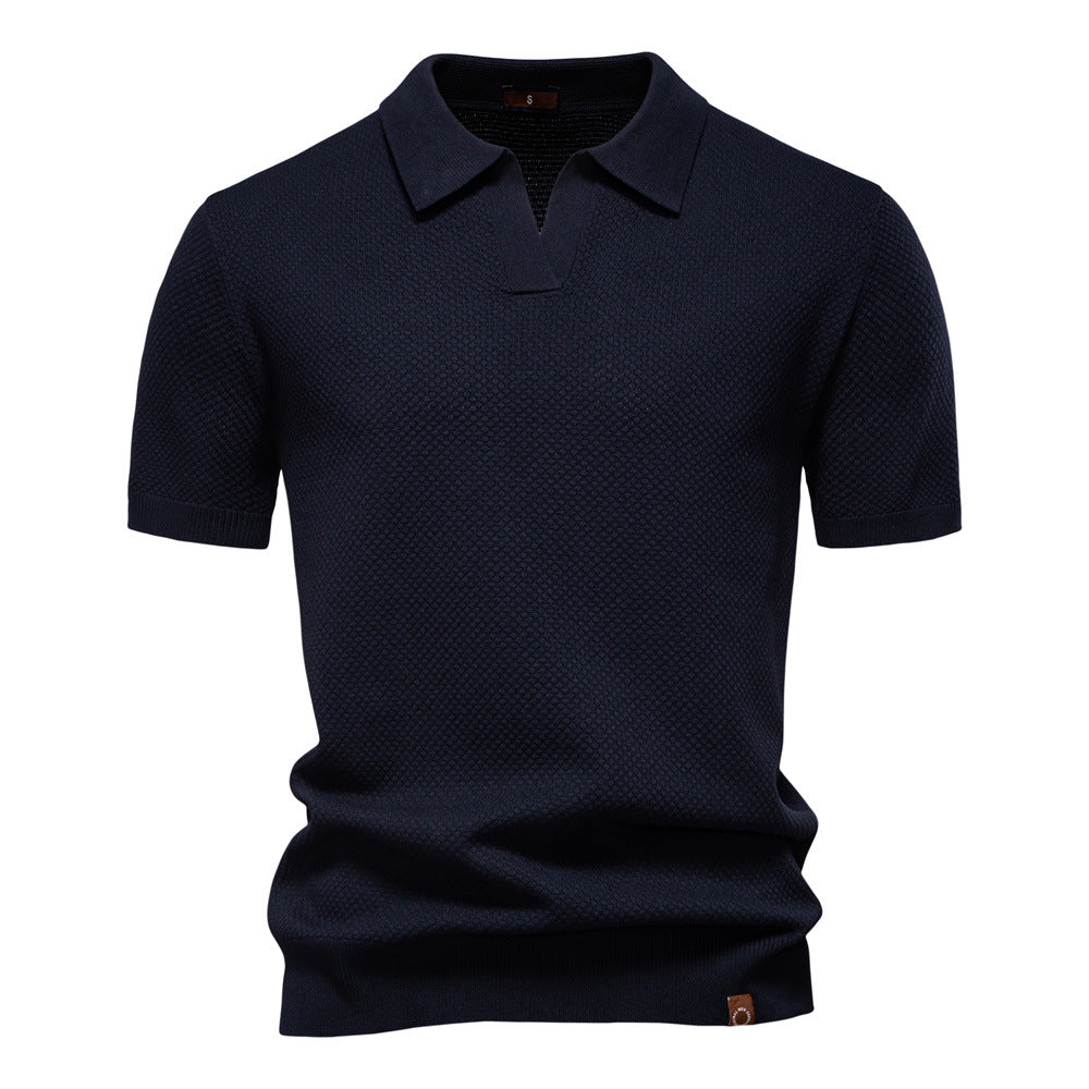 Van Meren Mode | Elegante polo met korte mouwen