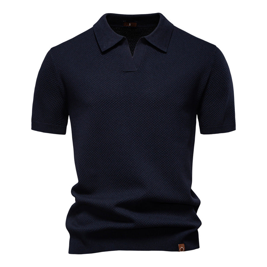 Van Meren Mode | Elegante polo met korte mouwen