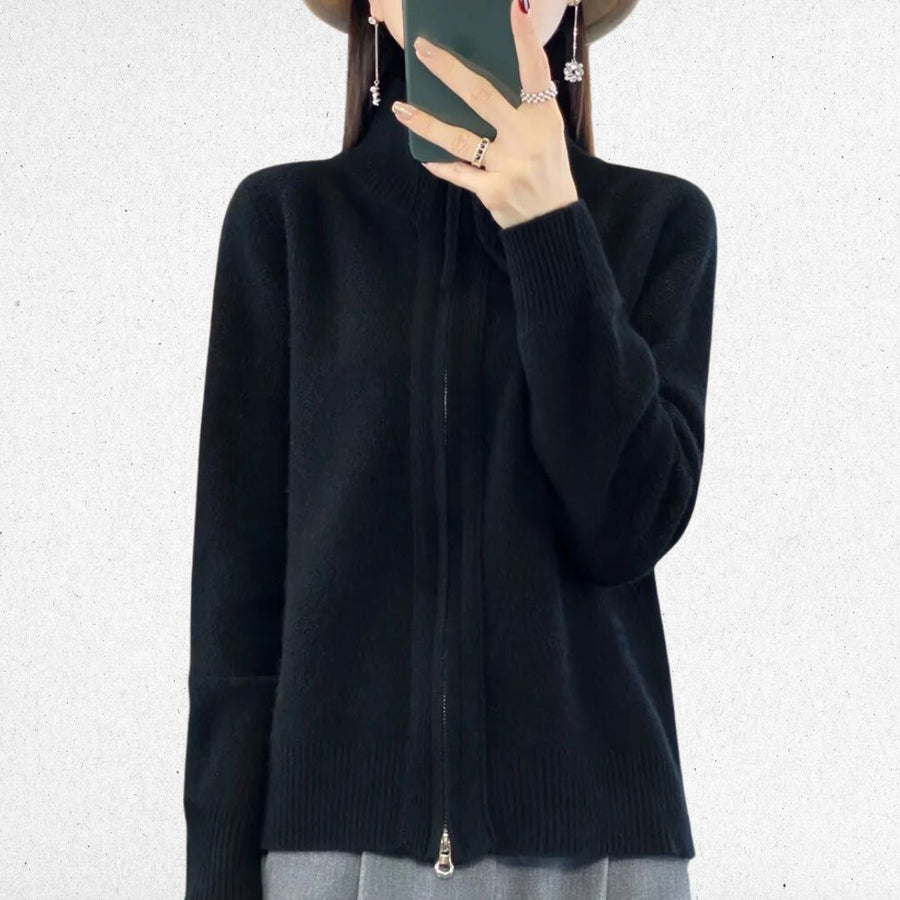 Van Meren Mode | Cozy Zip-Up Cardigan