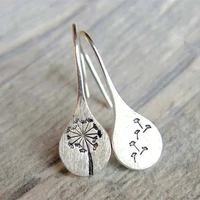 Timeless Silver Flower Earrings