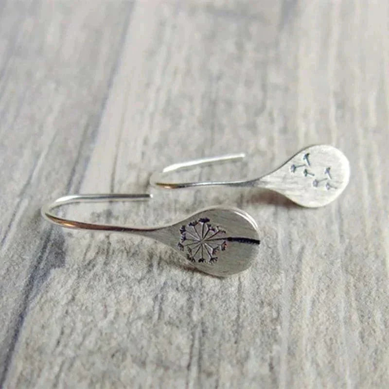 Timeless Silver Flower Earrings