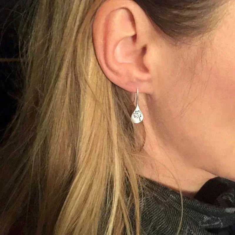 Timeless Silver Flower Earrings