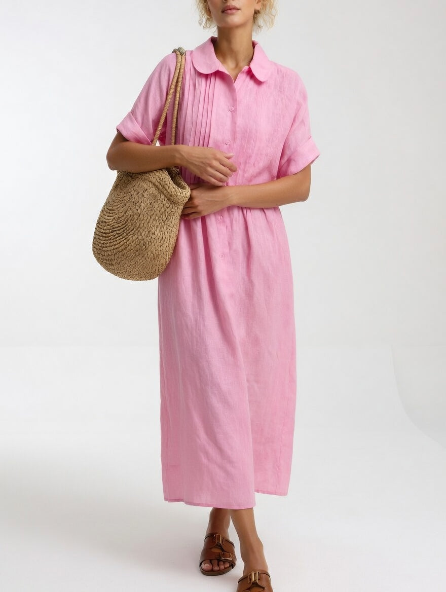 Lysandra - Flowing Shirt Dress