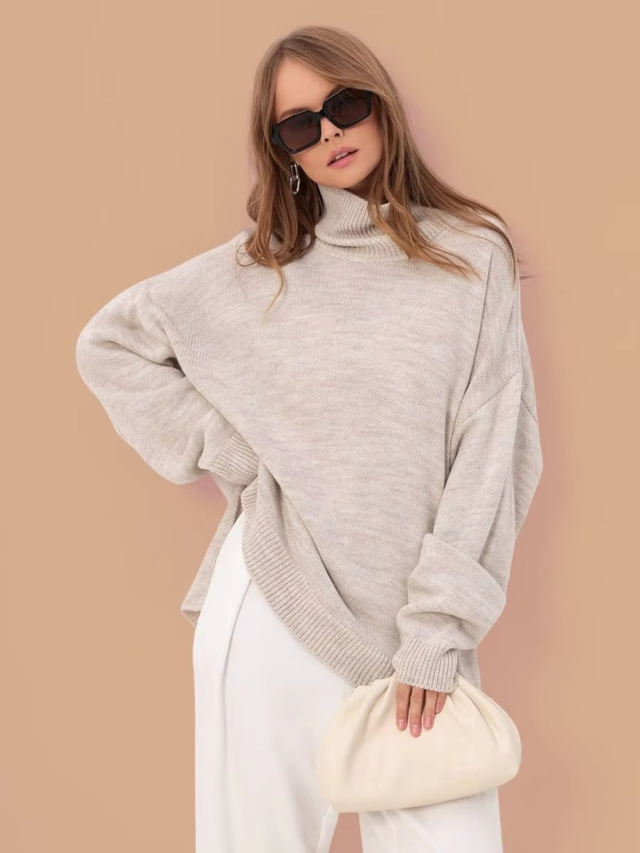 Van Meren Mode | Oversized Trui met Split