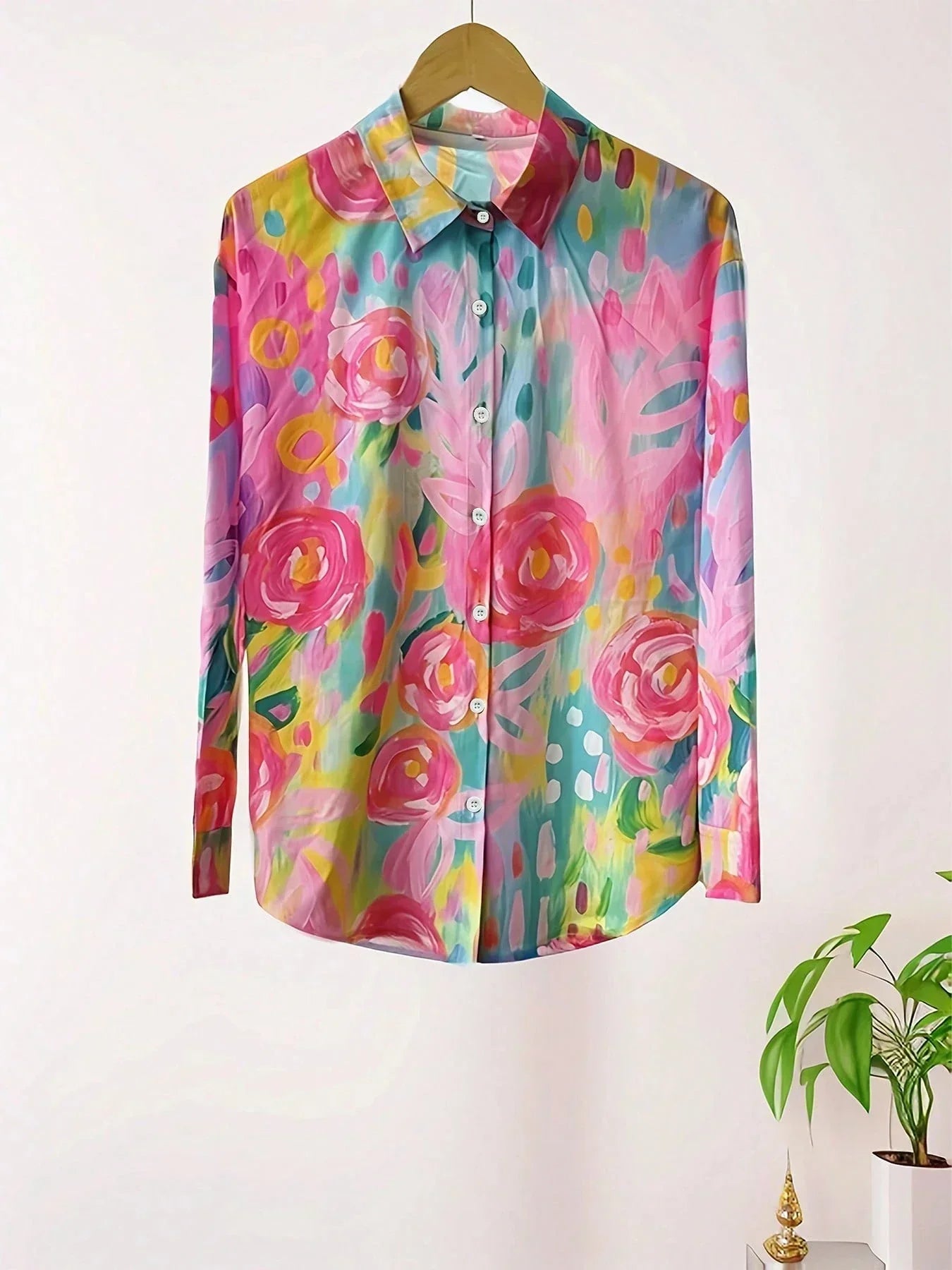 Van Meren Mode | Kleurrijke blouse met speelse print