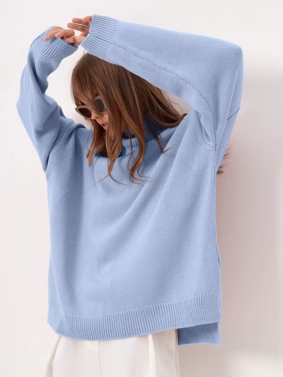 Van Meren Mode | Oversized Trui met Split