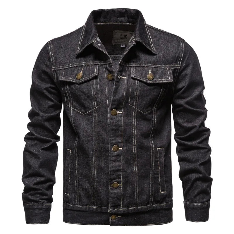 Van Meren Mode | Denim Motorcycle Jack