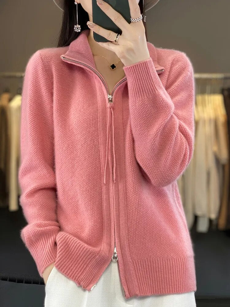 Van Meren Mode | Cozy Zip-Up Cardigan