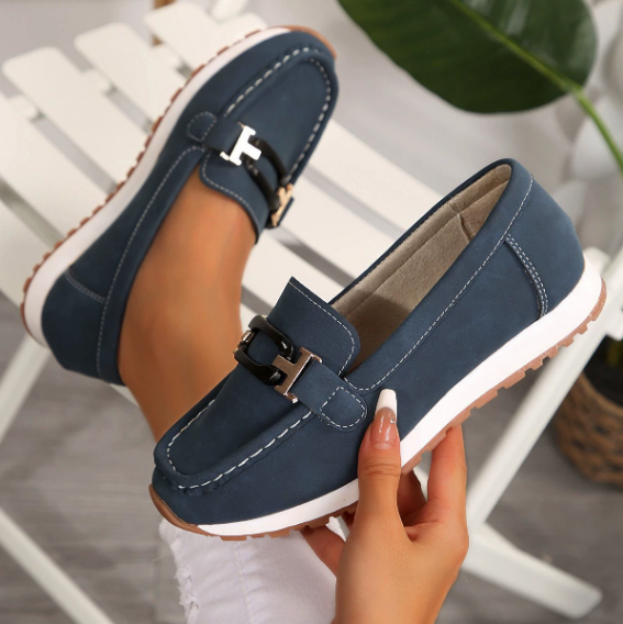 Emily - Loafers met Kettinggesp