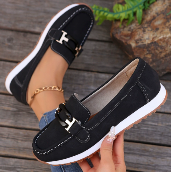 Emily - Loafers met Kettinggesp