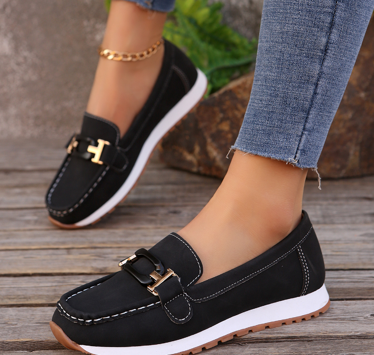 Emily - Loafers met Kettinggesp