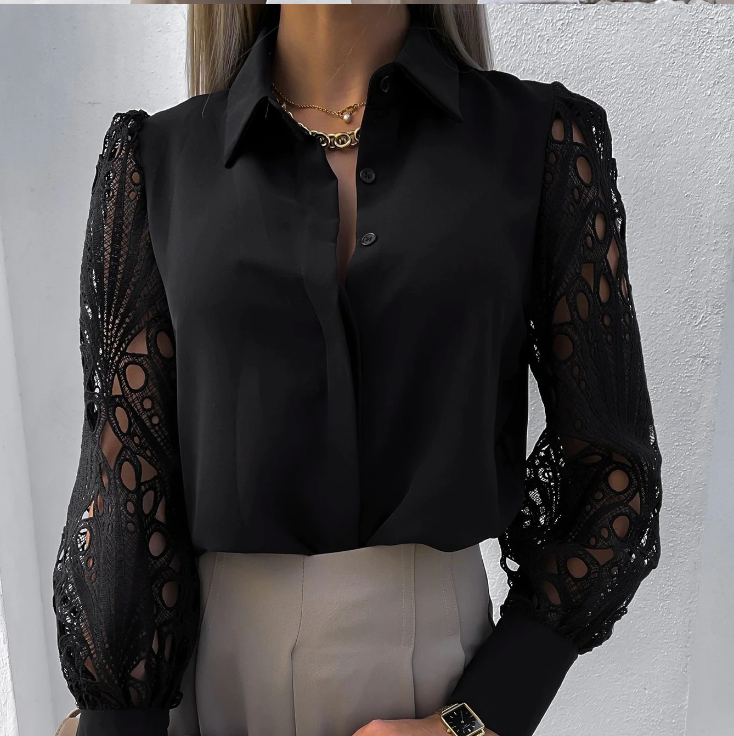 Van Meren Mode | MODIEUZE KRAGENBLOUSE