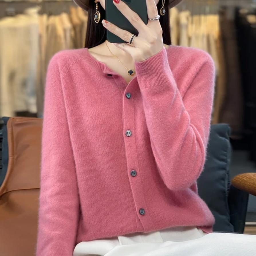 Van Meren Mode | Elegante Knoopjes Cardigan