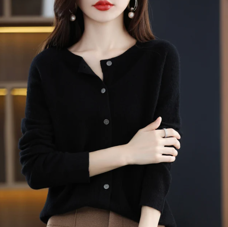 Van Meren Mode | Elegante Knoopjes Cardigan