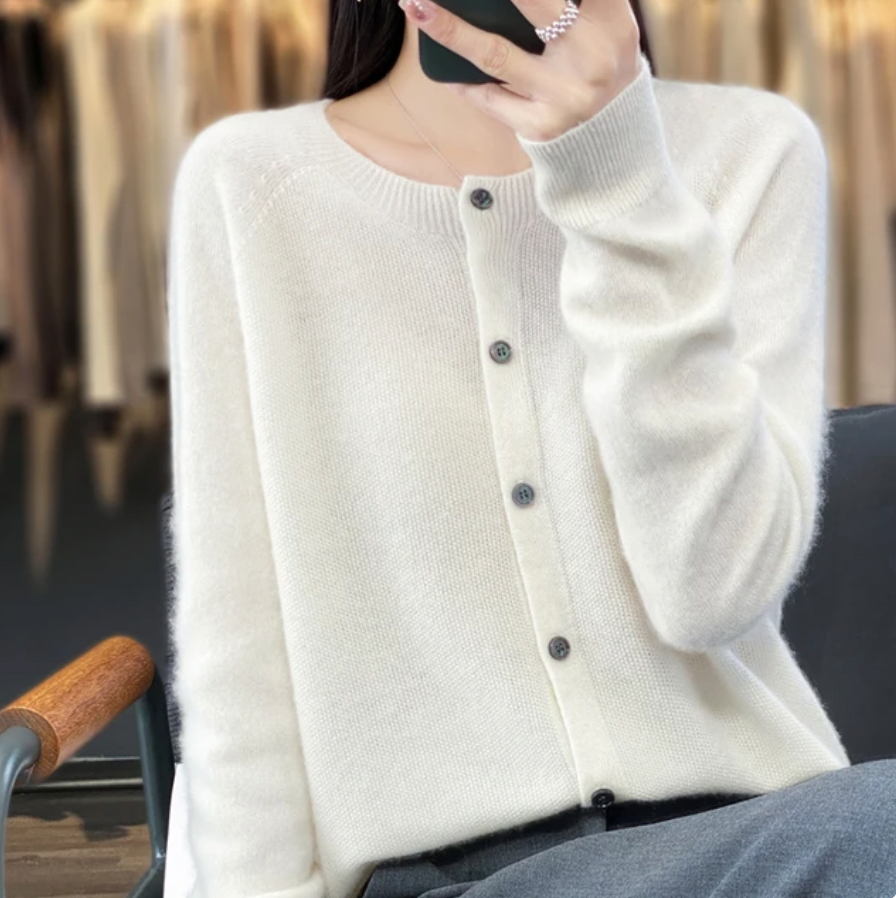 Van Meren Mode | Elegante Knoopjes Cardigan