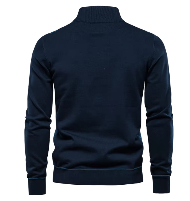 Van Meren Mode | Half-Zip Herentrui