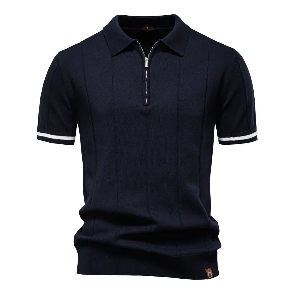 Van Meren Mode | Zomerse Polo met Rits