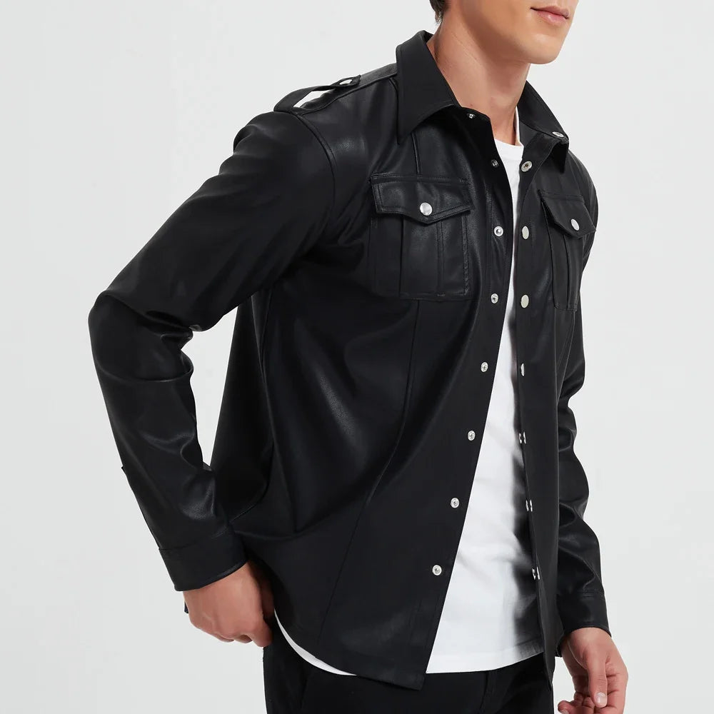 Van Meren Mode | Leren Long Sleeve