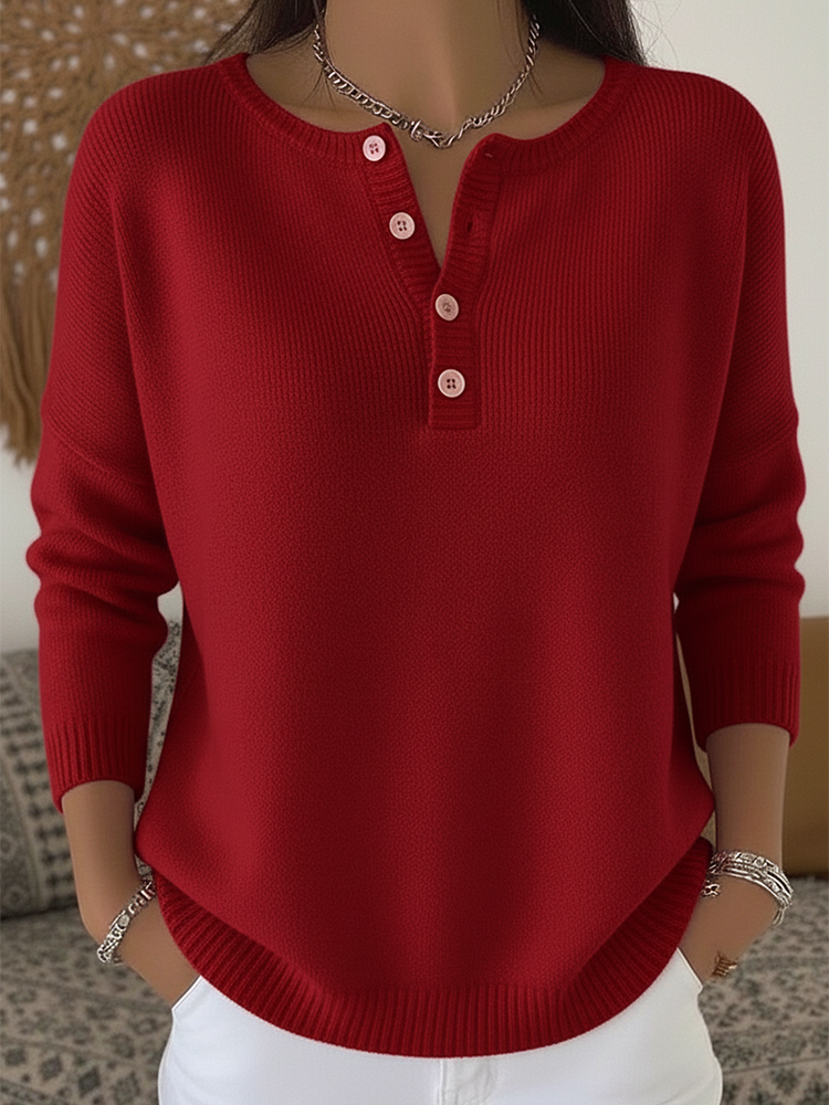 Maya - Calm Button-Up Jumper