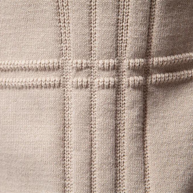 Van Meren Mode | Katoenen Herentrui Met Streepdesign