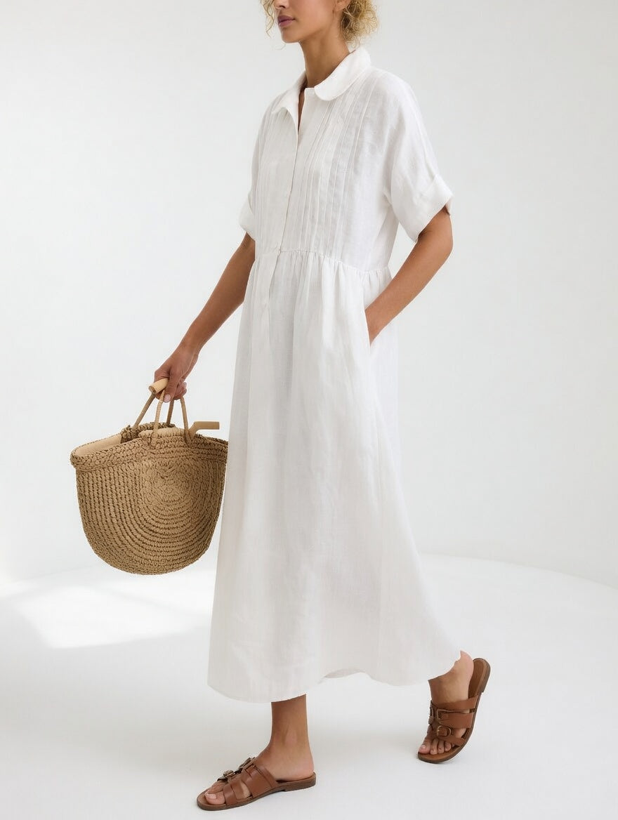 Lysandra - Flowing Shirt Dress