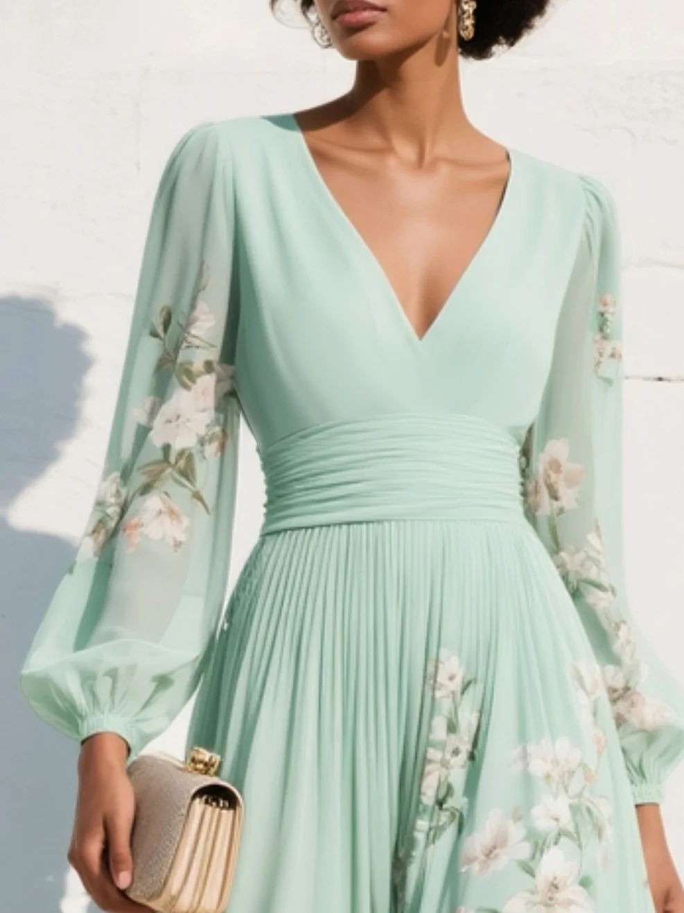 Odelia - Floral Midi Dress