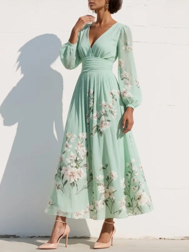 Odelia - Floral Midi Dress