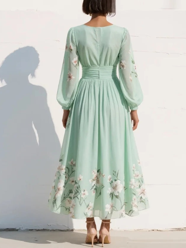 Odelia - Floral Midi Dress