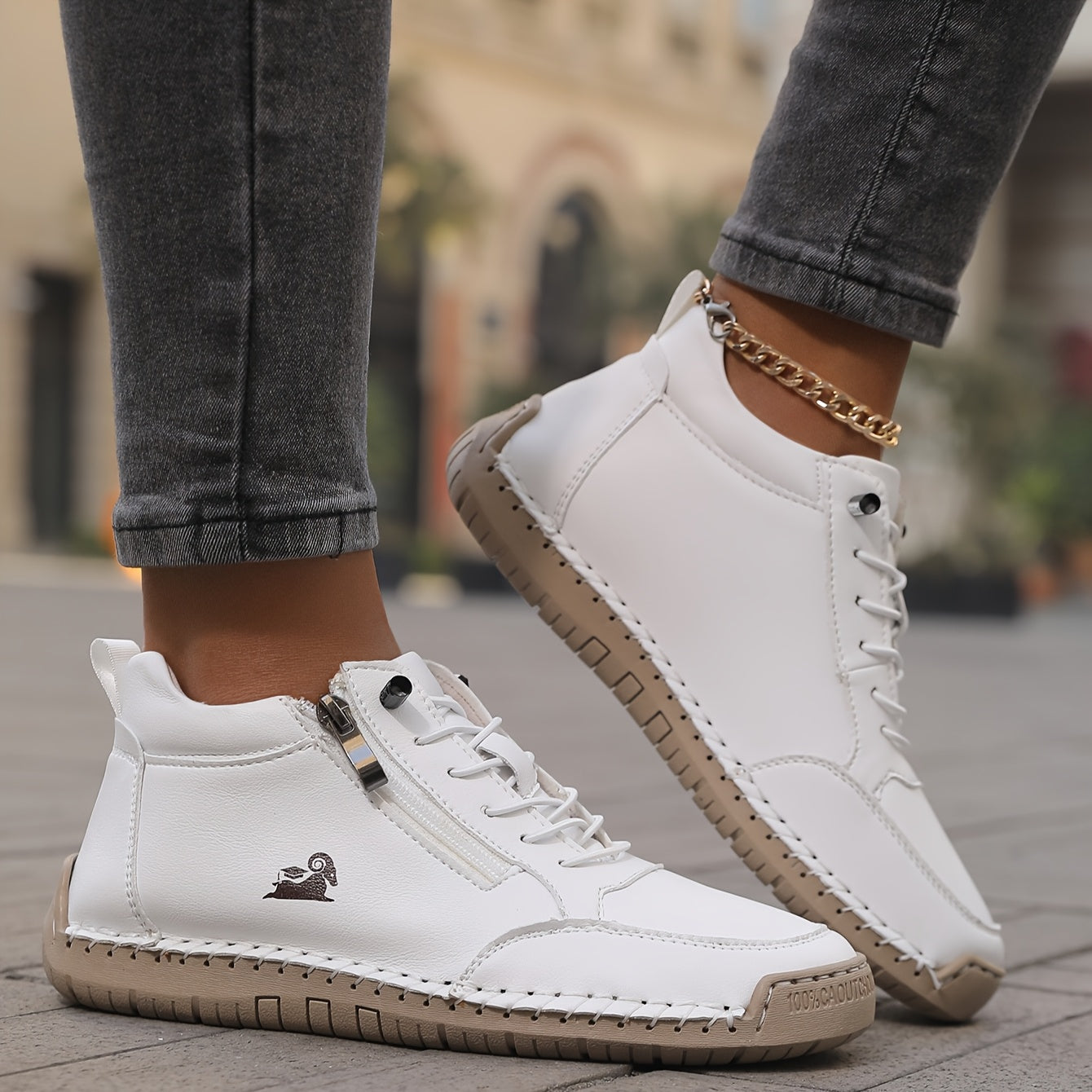 Helena | Zip-Up Comfort Shoes