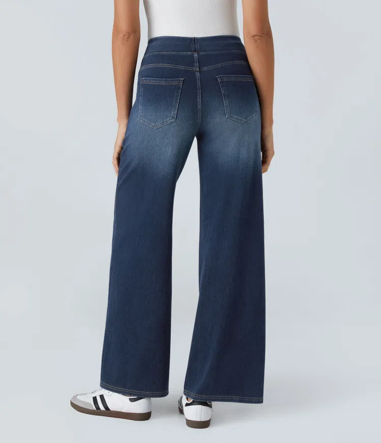 Van Meren Mode | Comfortabele jeans met hoge taille