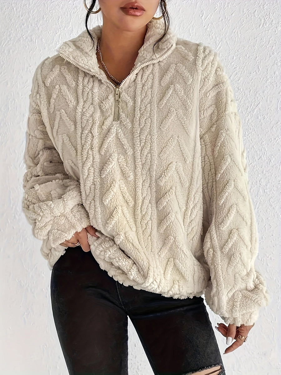 Van Meren Mode | Elegante Fleece Trui