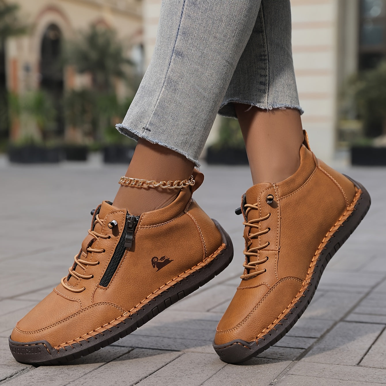 Helena | Zip-Up Comfort Shoes