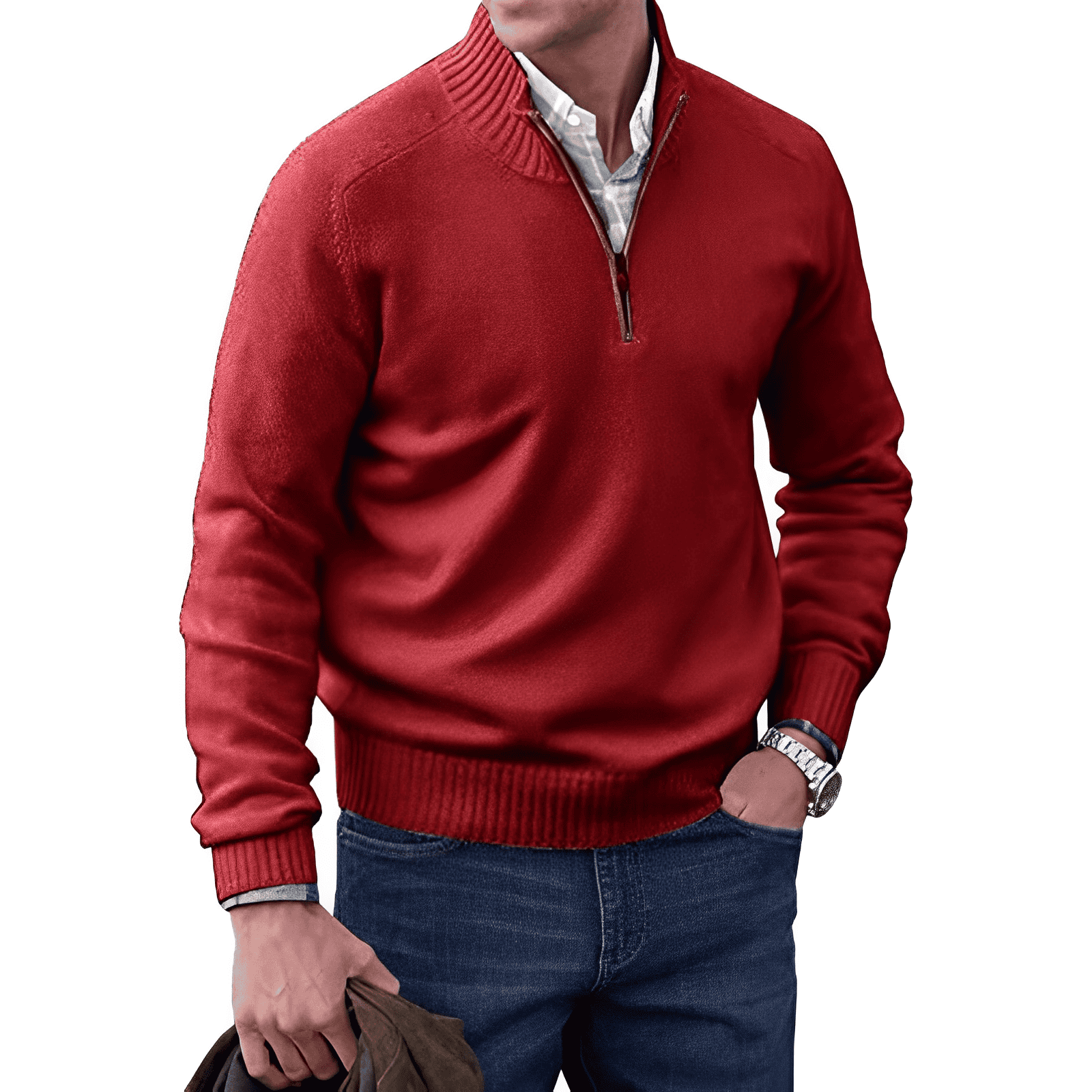 Van Meren Mode | Moderne Zip Trui