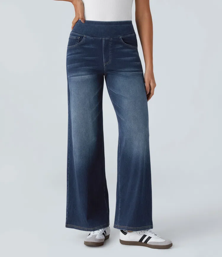 Van Meren Mode | Comfortabele jeans met hoge taille