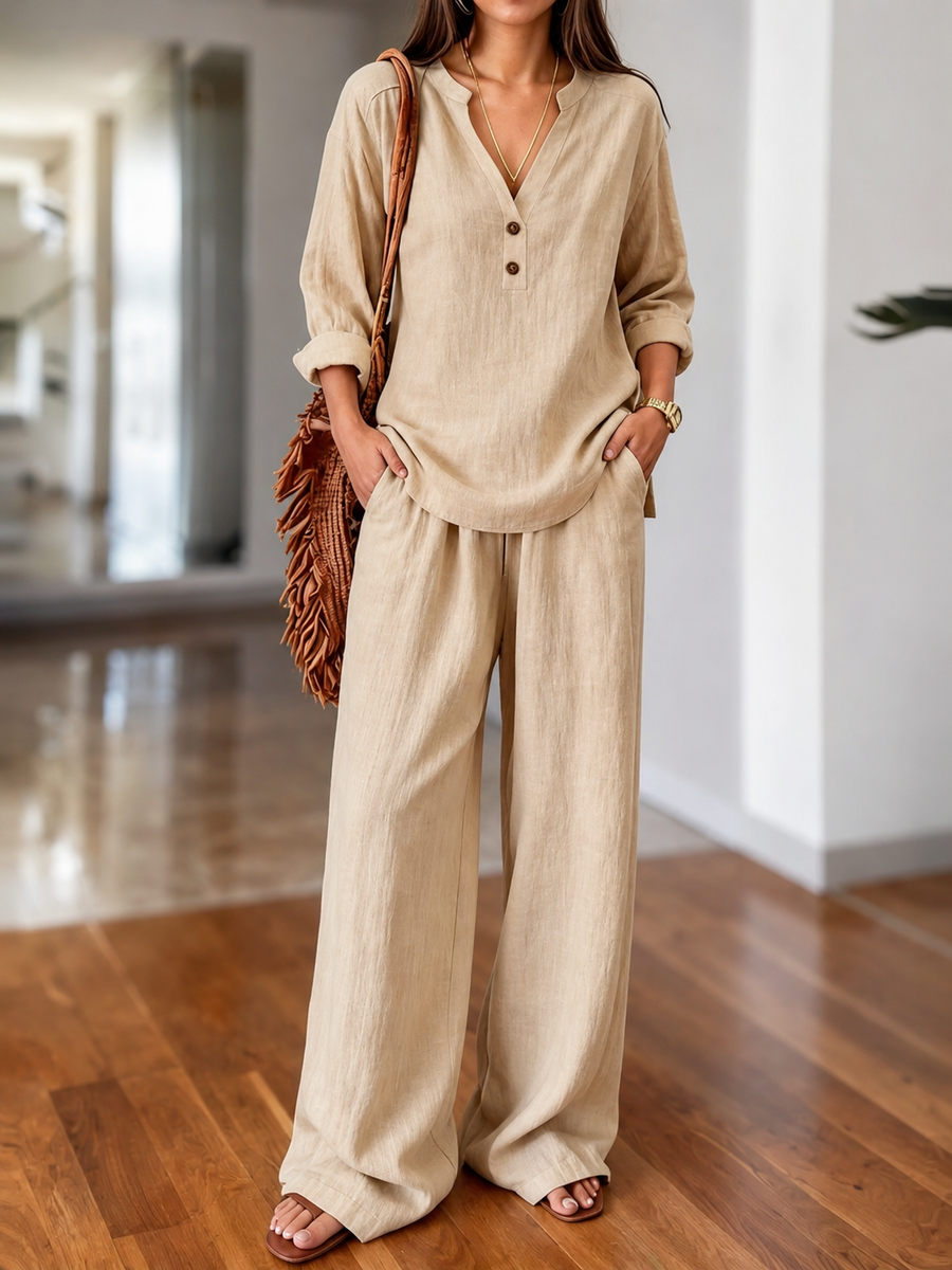 Nora - Long-Sleeve Two-Piece Set