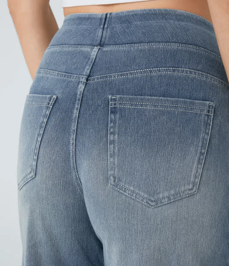 Van Meren Mode | Comfortabele jeans met hoge taille