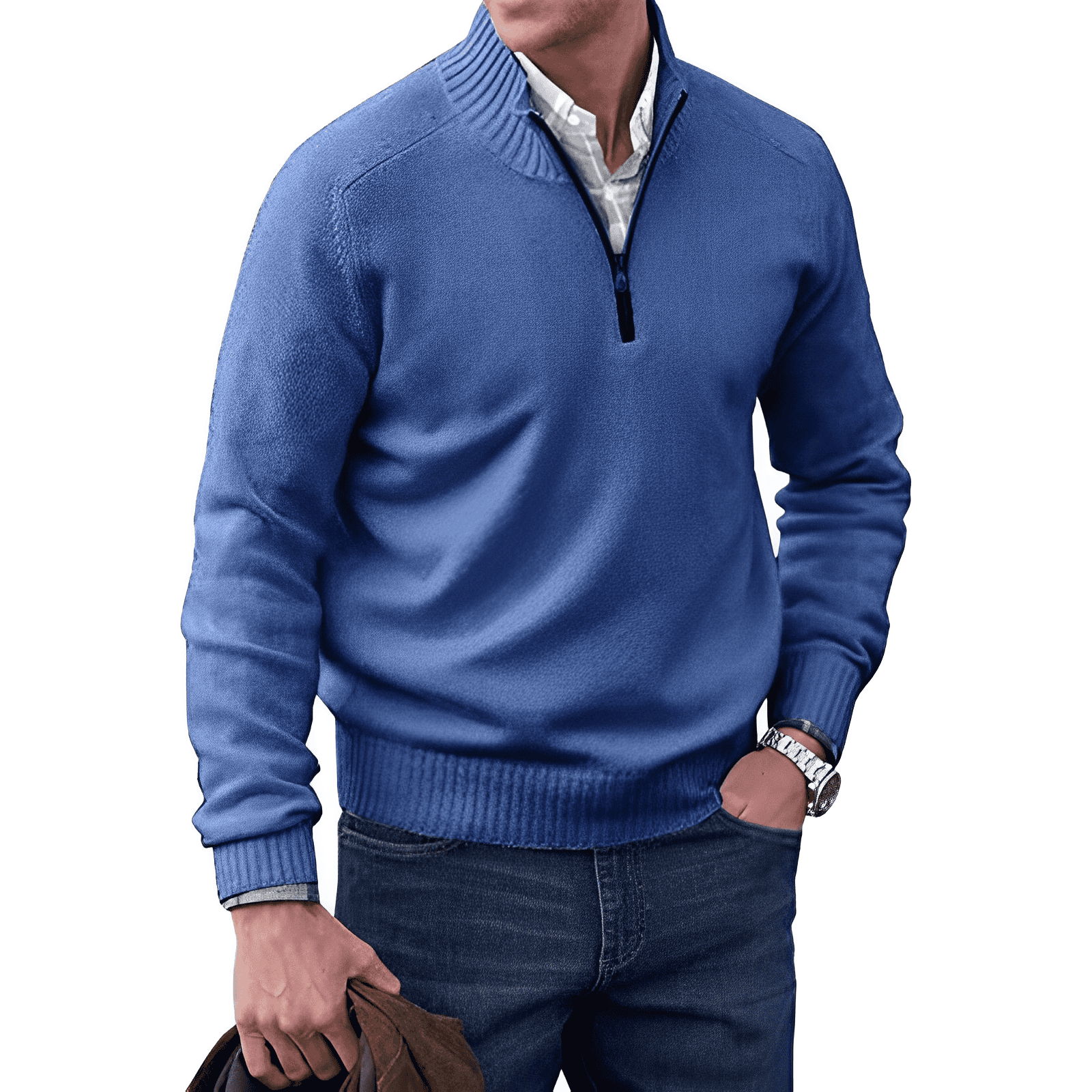 Van Meren Mode | Moderne Zip Trui