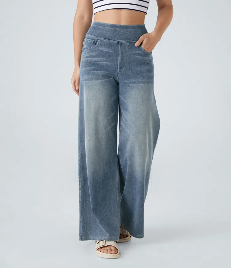 Van Meren Mode | Comfortabele jeans met hoge taille