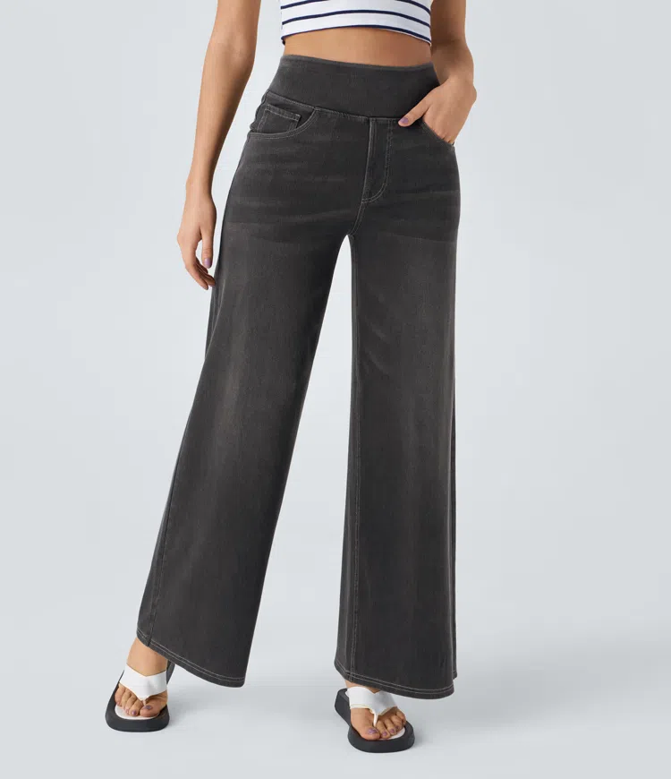 Van Meren Mode | Comfortabele jeans met hoge taille