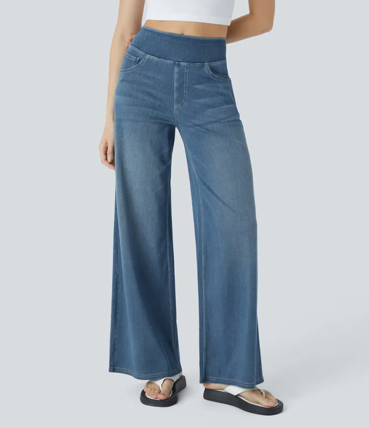 Van Meren Mode | Comfortabele jeans met hoge taille