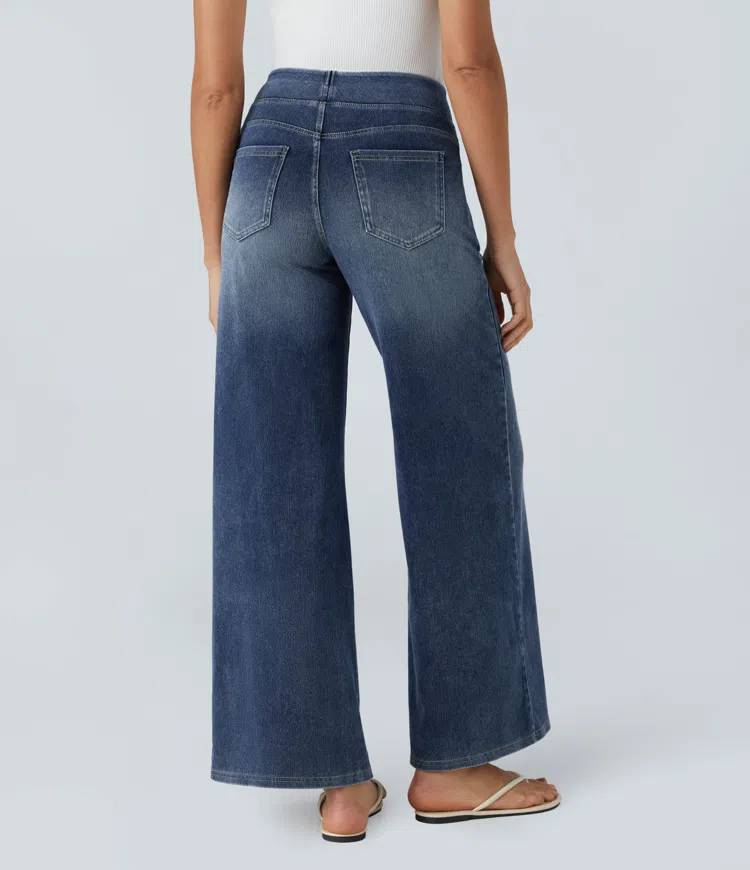 Van Meren Mode | Comfortabele jeans met hoge taille